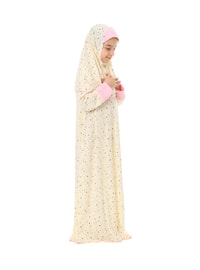  Yellow Girls` Prayer Dress