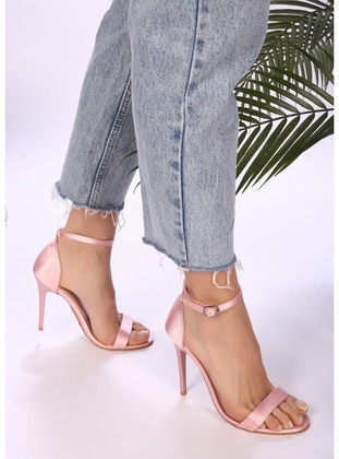 High Heel - Powder Pink - Heels - Shoeberry