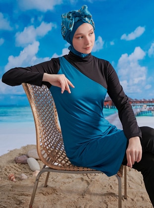 Black - Petrol - Burkini - Mayou