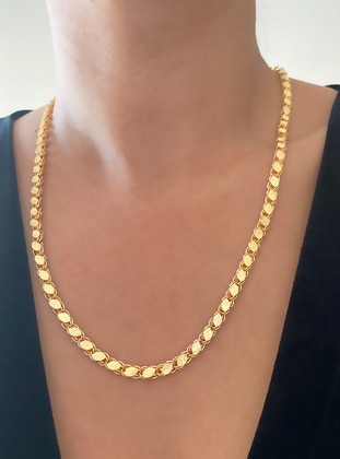 Gold - Necklace - im Design