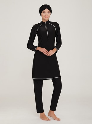 Black - Multi - Burkini - Adasea