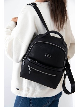 Black - 1000gr - Backpack - Backpacks - Silver Polo