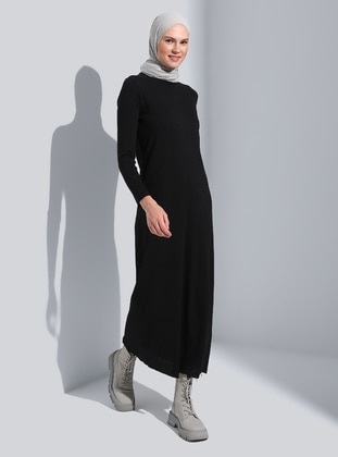 Black - Modest Dress - Benin