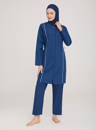 Dark Navy Blue - Burkini - Rozamay