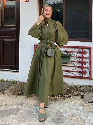 Khaki - Skirt - Ceylan Otantik