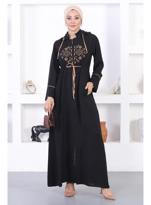 Tan - Abaya - MISSVALLE