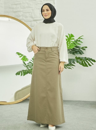 Khaki - Skirt - Neways