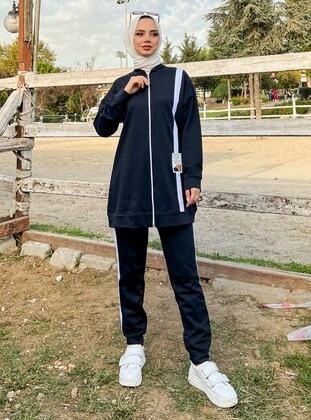 Black - Tracksuit Set - Bwest