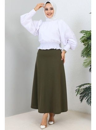 Khaki - Skirt - Benguen