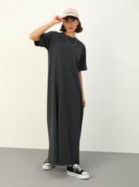 Granite Gray - Modest Dress