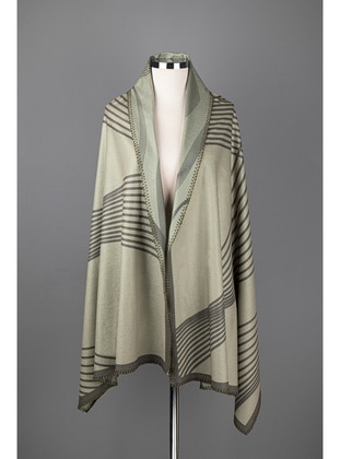 Khaki - 350gr - Shawl Wrap - ŞALESS