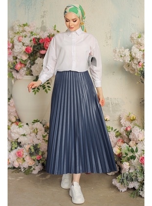 Navy Blue - Skirt - Bestenur