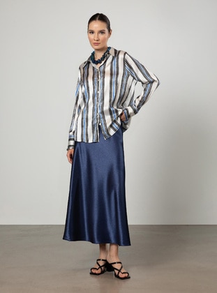 Navy Blue - Skirt - Refka