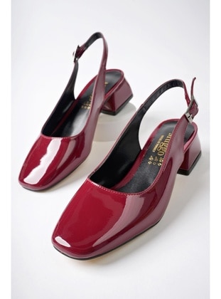 Burgundy - High Heel - Heels - Muggo