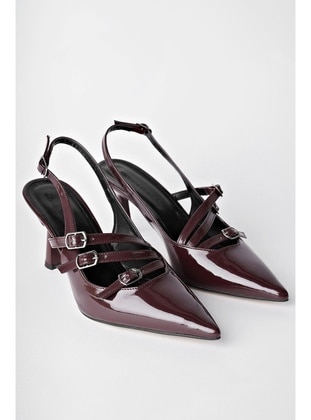 Burgundy - Heels - Muggo