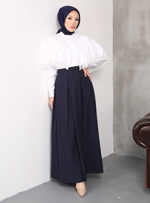 Navy Blue - Skirt - Vav