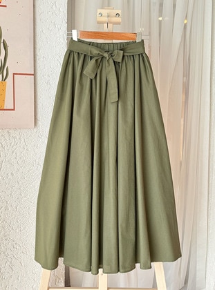 Khaki - Skirt - Ceylan Otantik