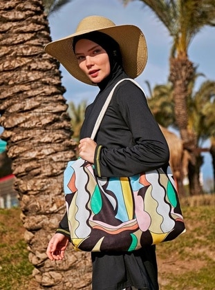 Multi Color - Satchel - Beach Bags - Marina