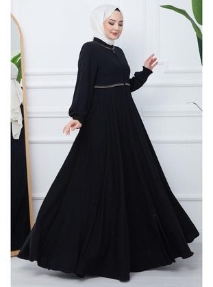 Black - Abaya - Hafsa Mina