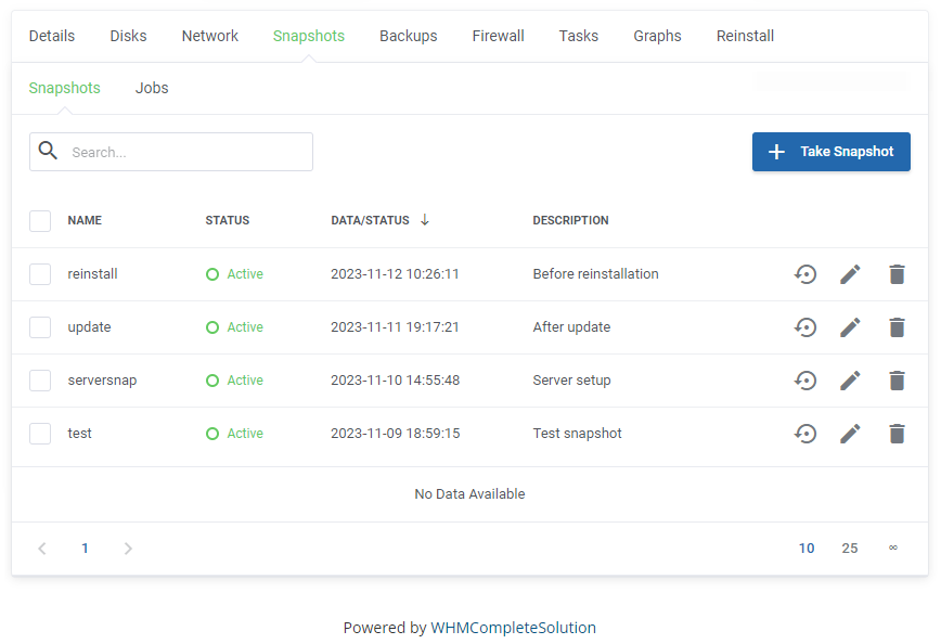 Proxmox VE Cloud VPS For WHMCS: Module Screenshot 10