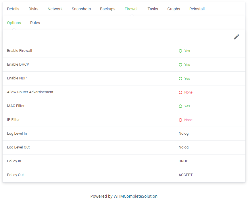 Proxmox VE Cloud VPS For WHMCS: Module Screenshot 17