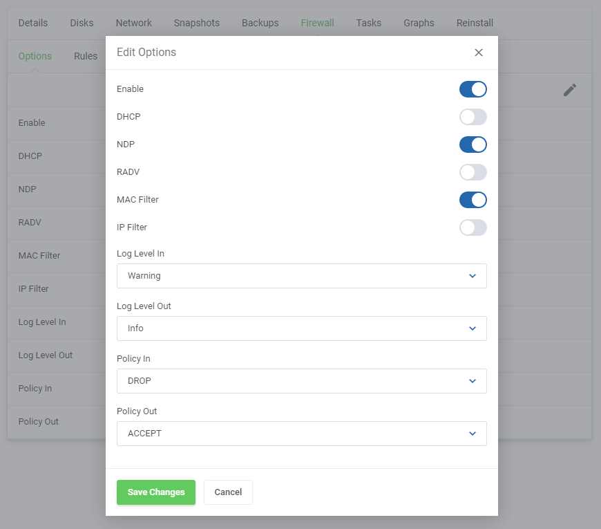 Proxmox VE Cloud VPS For WHMCS: Module Screenshot 18