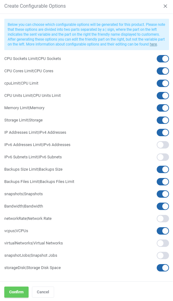 Proxmox VE Cloud VPS For WHMCS: Module Screenshot 63