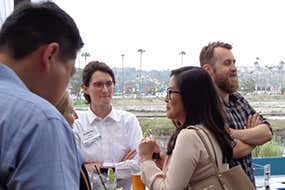 Candid Photo from San Diego Alumni Event