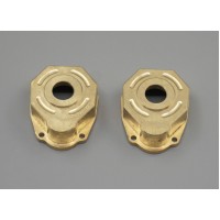 2PCS Heavy Duty Brass Steering Knuckle Portal Cover For Traxxas TRX-4 1/10 RC wholesale only, MK5478