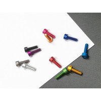 7075 aluminum screw, socket or cup head, M3*6/8/10, 11 colors optional, wholesale MK5523