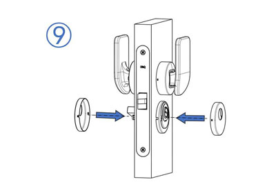 MG2812 Push Pull Mortise Lock