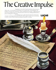 Lucas Advertisement Creative Impulse 1973