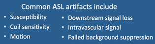 ASL artifacts