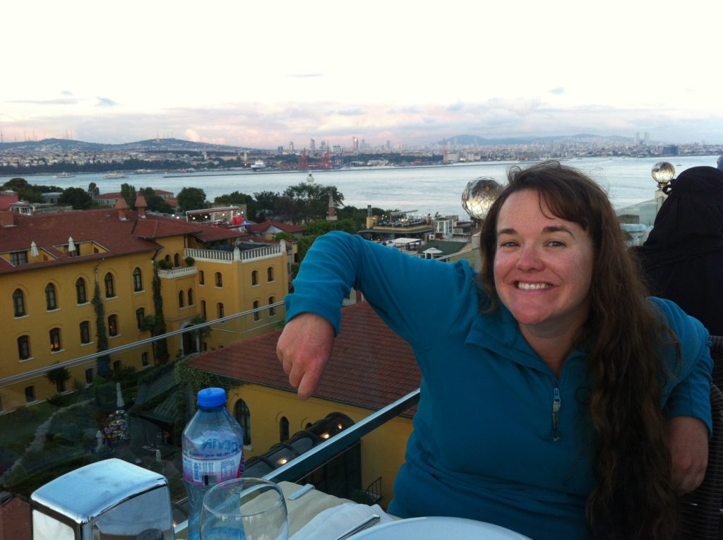 Laura on rooftop