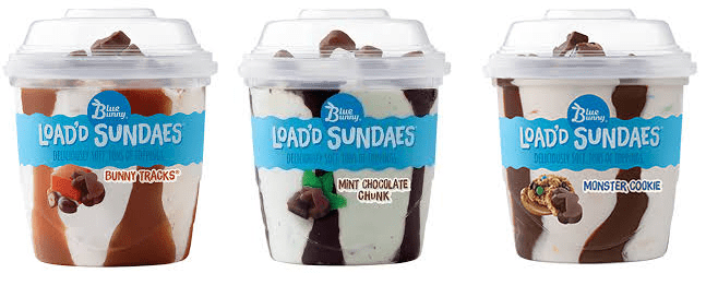 Blue Bunny Load'd Sundaes Cups