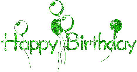 Happy Birthday -- Green 