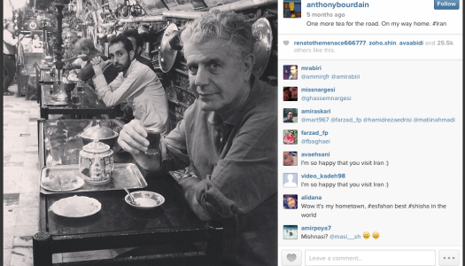 Anthony Bourdain and Persian Cuisine