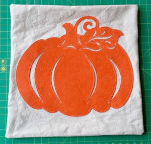 Pumpkin Pillow Right Side Out