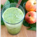 spiced apple green smoothie