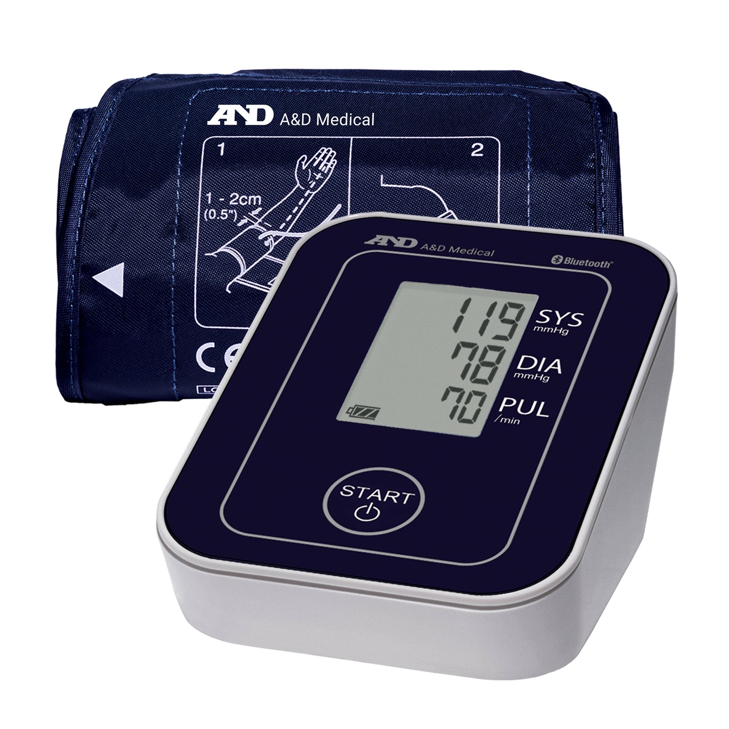 A&D Medical Wireless Upper Arm Blood Pressure Monitor