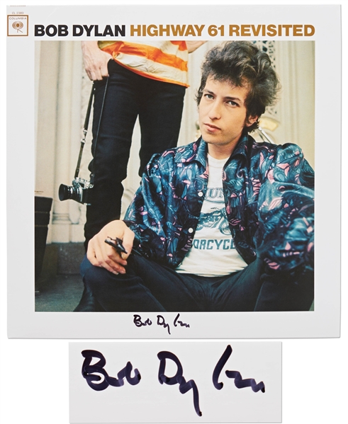 Bob Dylan Signed Album ''Highway 61 Revisited'' -- With Jeff Rosen and Roger Epperson COAs