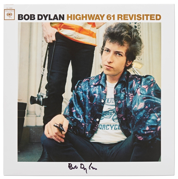 Bob Dylan Signed Album ''Highway 61 Revisited'' -- With Jeff Rosen and Roger Epperson COAs