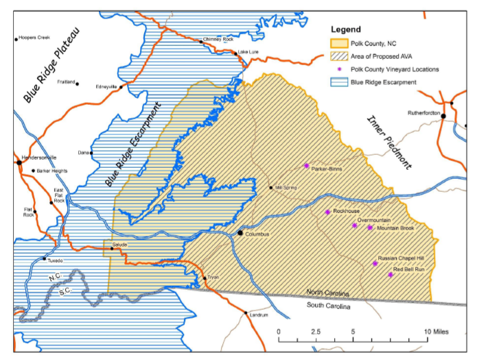 In the Wine Light – Proposed Tryon Foothills AVA