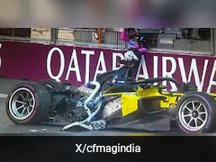 Video: Indian Racer Kush Maini Suffers Horrifying Crash In Formula 2