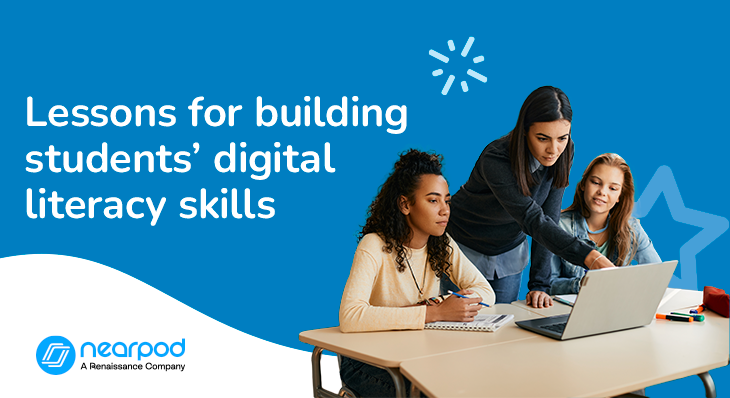 Lessons for building students’ digital literacy skills (Blog image)