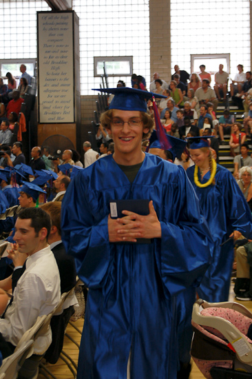 Max with diploma