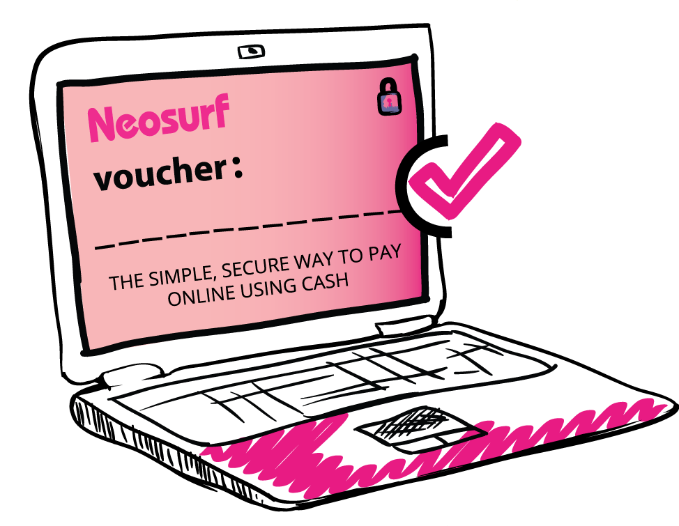 Scegli Neosurf al momento del checkout