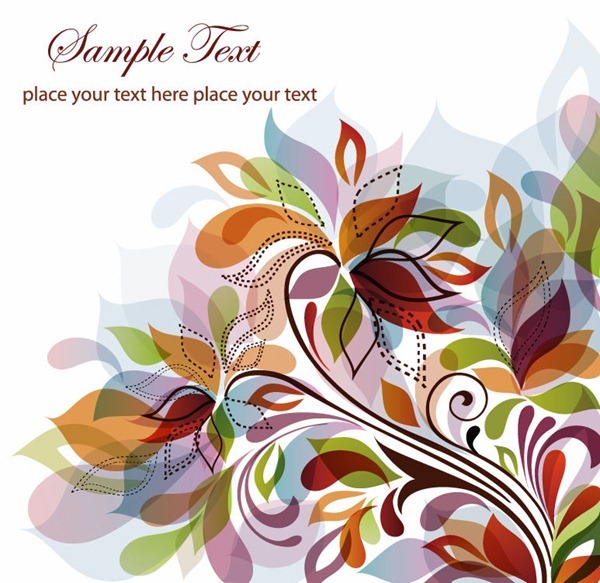 Abstract Flower Vector Art