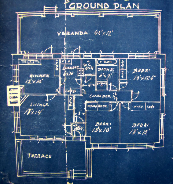 Old Architectural Blueprints