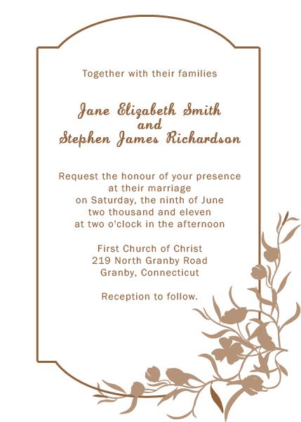 Wedding Invitation Border Templates